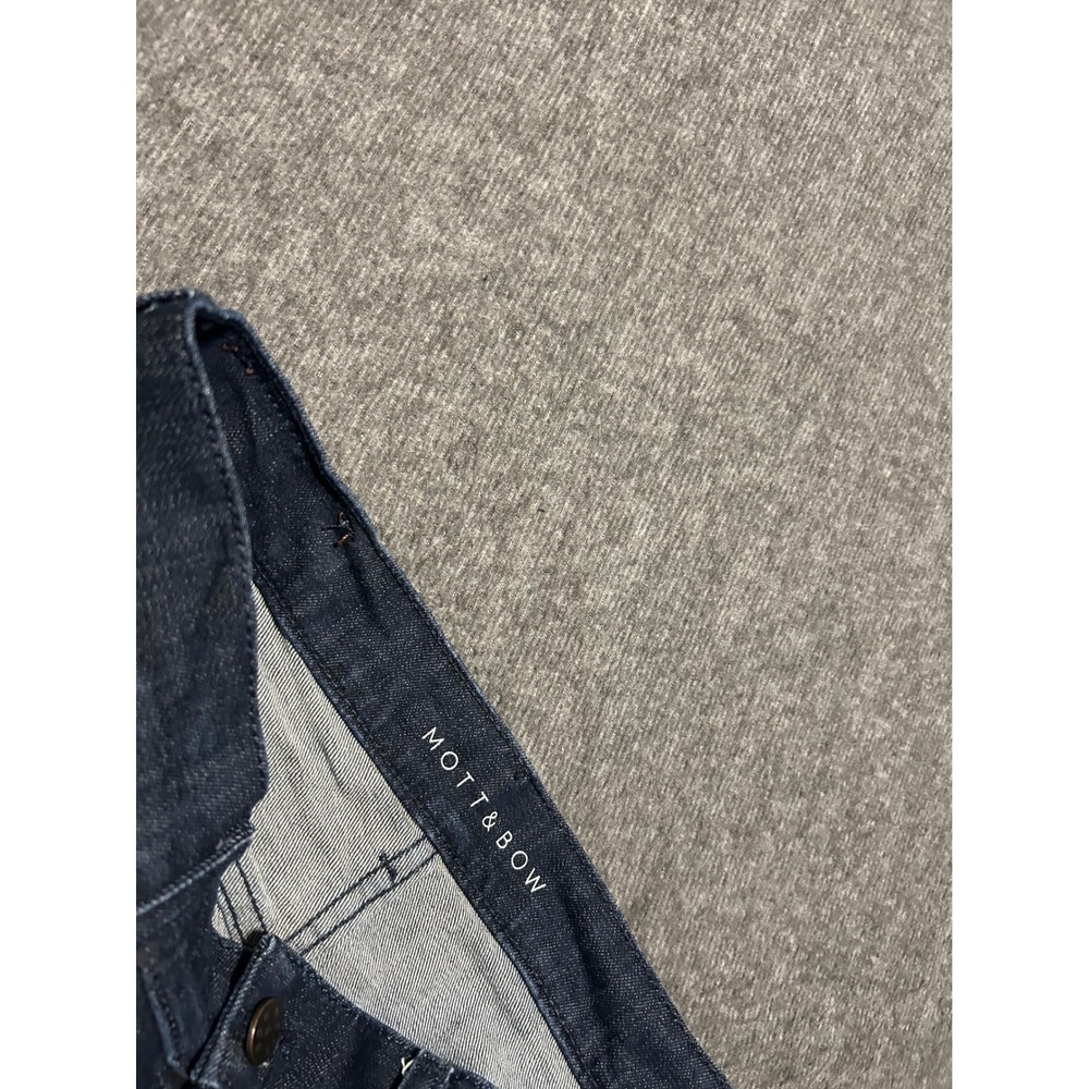 Mott and bow crosby jeans slim dark blue wash mens fit 32X30 casual - Picture 3 of 8
